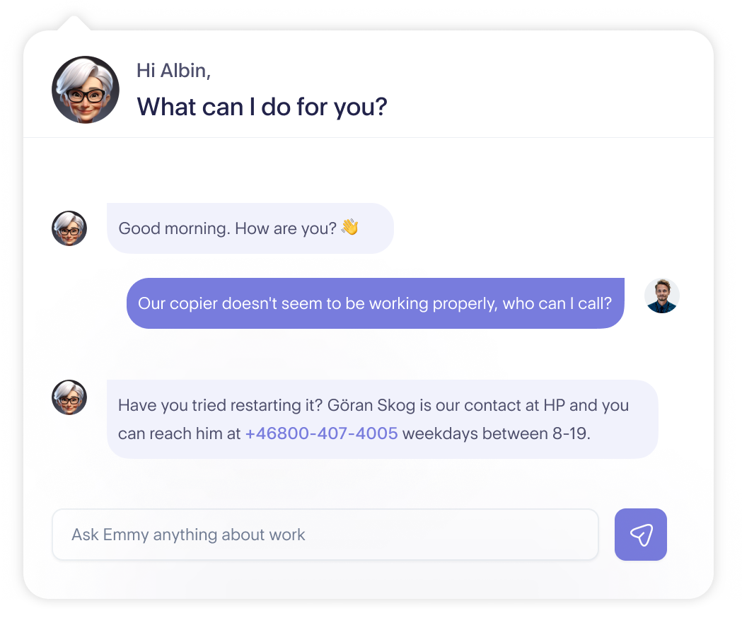 AI-chat copy